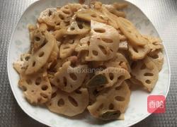 腊八蒜炒藕的做法图解7