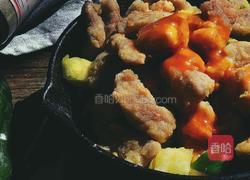 菠萝咕咾肉(健康 低脂免油炸)的做法图解6