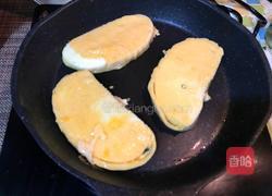 香煎鸡蛋馒头片的做法图解4