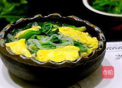 菠菜鸡蛋炖粉条的做法图解12