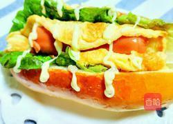 热狗面包(附加松松面包)的做法图解4