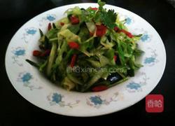 春之绿一一拌甘蓝的做法图解12