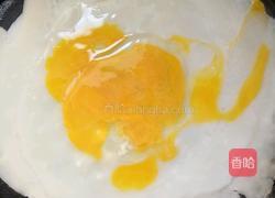 自制鸡蛋火腿煎饼的做法图解3