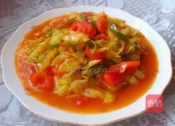 蕃茄包菜的做法图解8