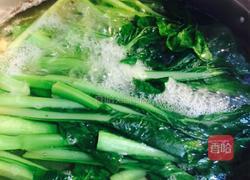 白灼鸡丝菜心的做法图解5