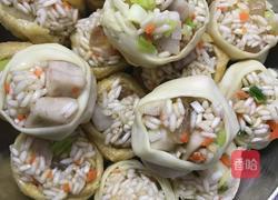 油豆腐让糯米的做法图解4