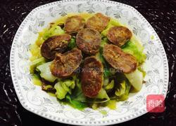 腊肉炒卷心菜的做法图解7
