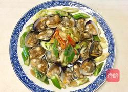 姜葱炒蛤的做法图解6