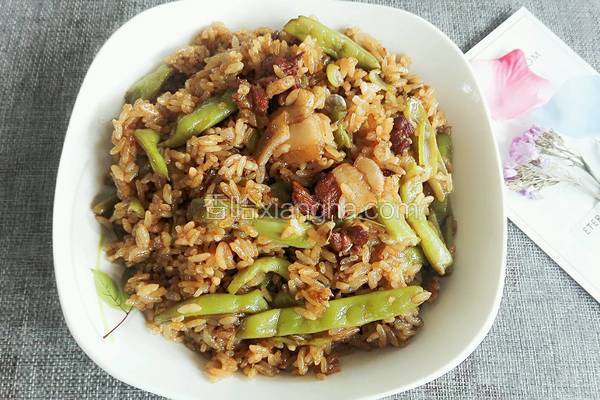 豆角肉叉锅