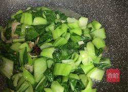 炸肉炒油菜的做法图解5