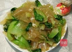 粉皮焖油菜的做法图解11