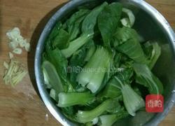 粉皮焖油菜的做法图解1