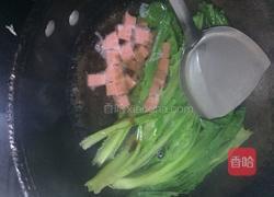 火腿蔬菜面的做法图解5