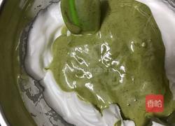 抹茶戚风蛋糕8寸的做法图解13