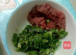 宝宝辅食瘦肉生菜粥的做法图解1