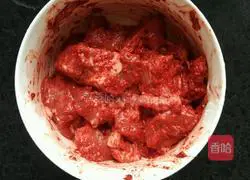 Illustration of making fried sweet and sour pork ribs 4