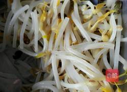 凉拌菠菜豆芽的做法图解3