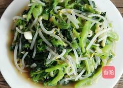 凉拌菠菜豆芽的做法图解6