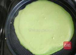 菠菜汁卷饼的做法图解4