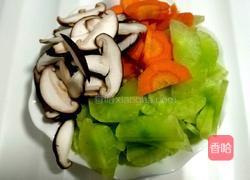青笋香菇炒肉的做法图解2