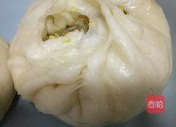 韭菜鸡蛋粉条包子的做法图解4