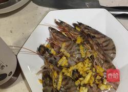 香煎竹节虾的做法图解2