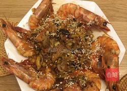 香煎竹节虾的做法图解5