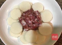 淮山蒸腊肠的做法图解3
