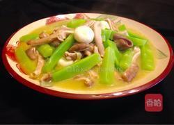 青笋烧肚条的做法图解17