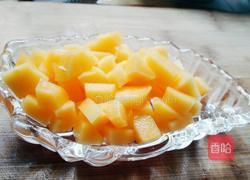 紫薯木瓜糯米团子的做法图解3