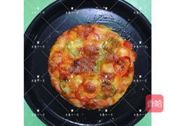 素火腿披萨的做法图解4