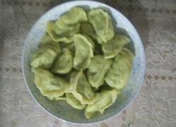 菠菜木耳鸡蛋水饺