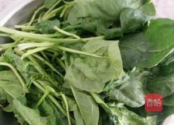 菠菜木耳鸡蛋水饺的做法图解1