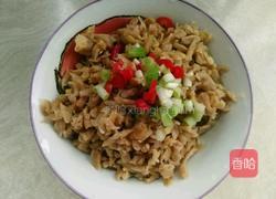 炒萝卜干的做法图解3