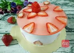 6寸草莓慕斯蛋糕的做法图解15