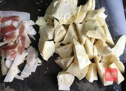 毛笋炖咸肉的做法图解2