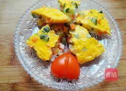 五彩时蔬蒸蛋的做法图解8