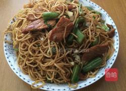 豆角炒肉蒸面条的做法图解12