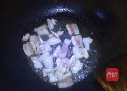 豆角炒肉蒸面条的做法图解2