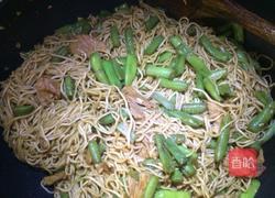 豆角炒肉蒸面条的做法图解10
