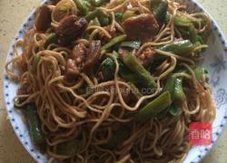 豆角炒肉蒸面条的做法图解13
