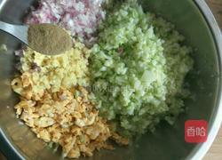 鸡蛋西葫芦洋葱……饺子馅(鲜香型)的做法图解7