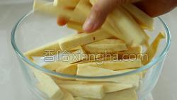 椰蓉烤红薯条的做法图解4