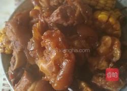 玉米烧猪蹄的做法图解8
