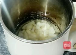 雪梨豆浆的做法图解3