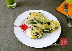 咸蛋白韭菜饼的做法图解8