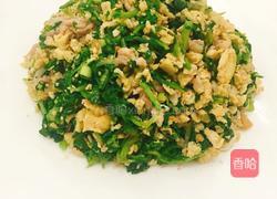 荠菜炒鸡蛋的做法图解6