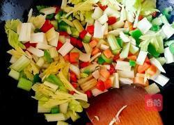 炒芹菜丁的做法图解4