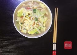 番茄鸡蛋豆面条的做法图解6