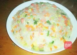 彩色蛋炒饭的做法图解9